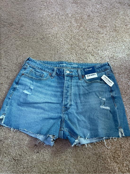 Old Navy Pants - Old Navy Light Blue Distressed Denim Cutoff Shorts